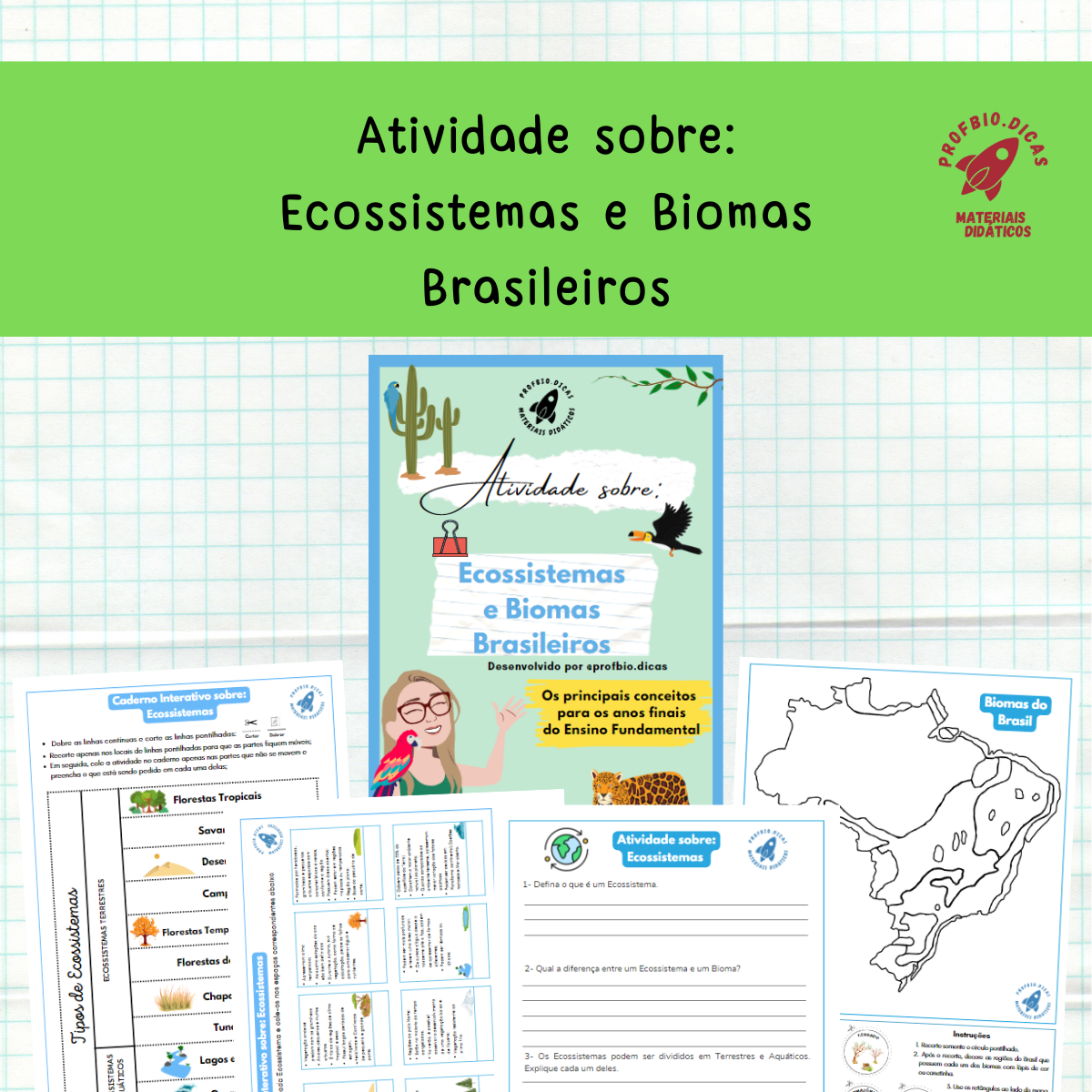 Atividade sobre Ecossistemas e Biomas Brasileiros
