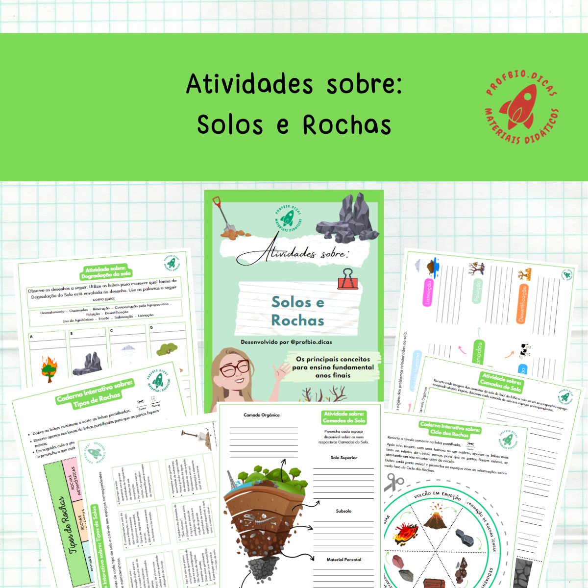 Atividades sobre Solos e rochas