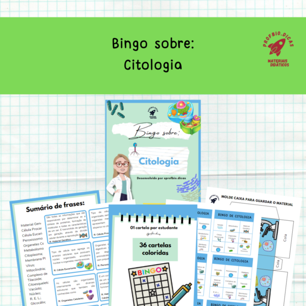 Bingo sobre: Citologia / Células - Ensino Médio