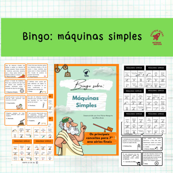 Bingo sobre: Máquinas Simples