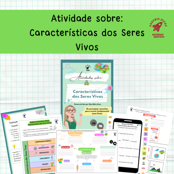 Características dos seres vivos