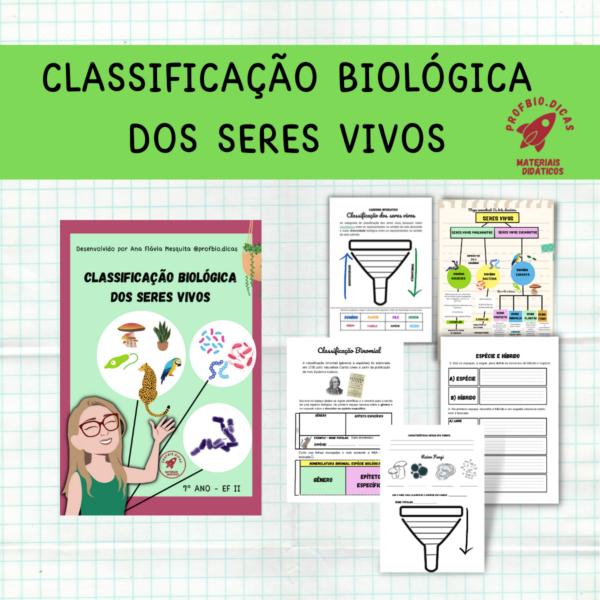 Classificação Biológicas dos Seres Vivos- Caderno Interativo