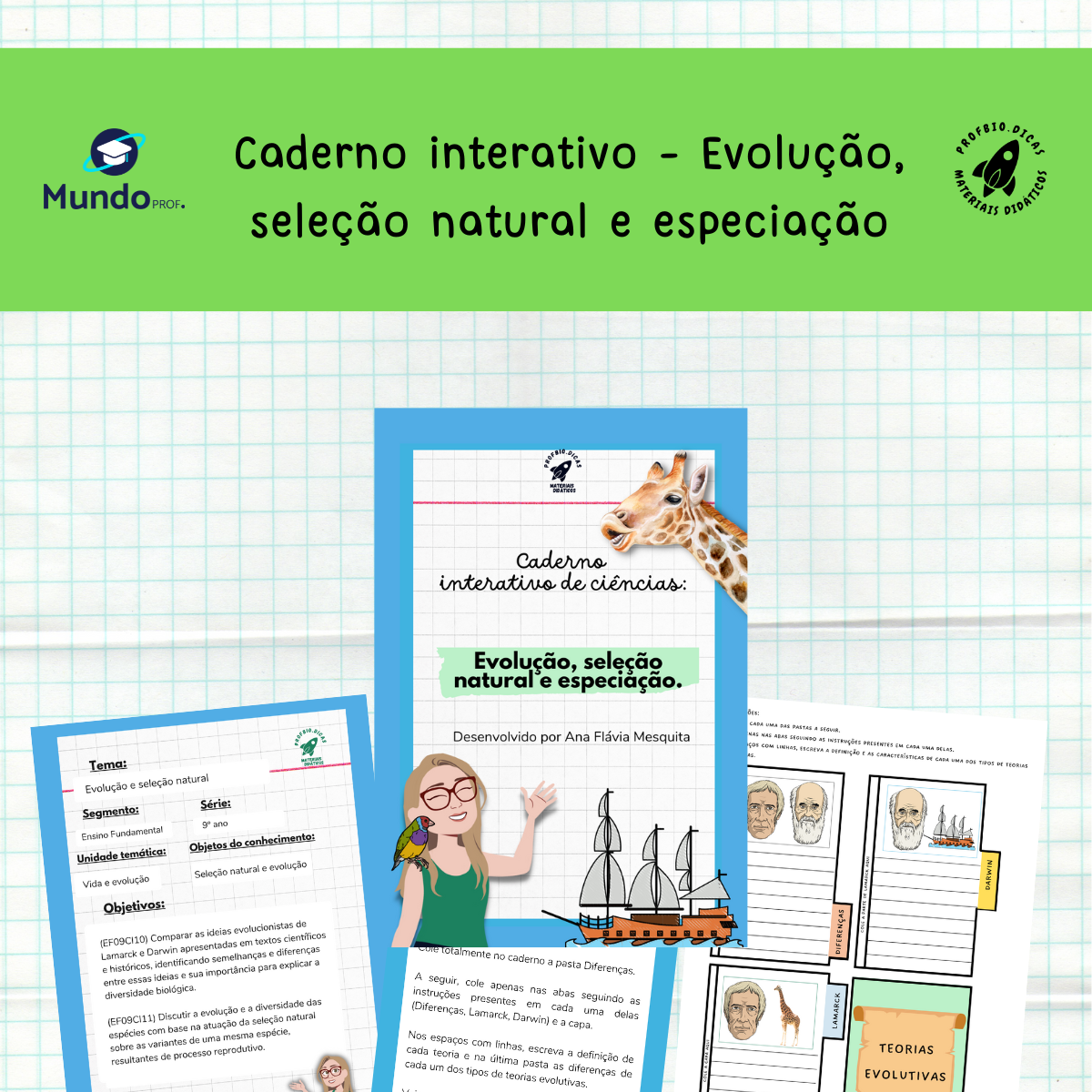 Evolução, seleção natural e especiação - Caderno Interativo