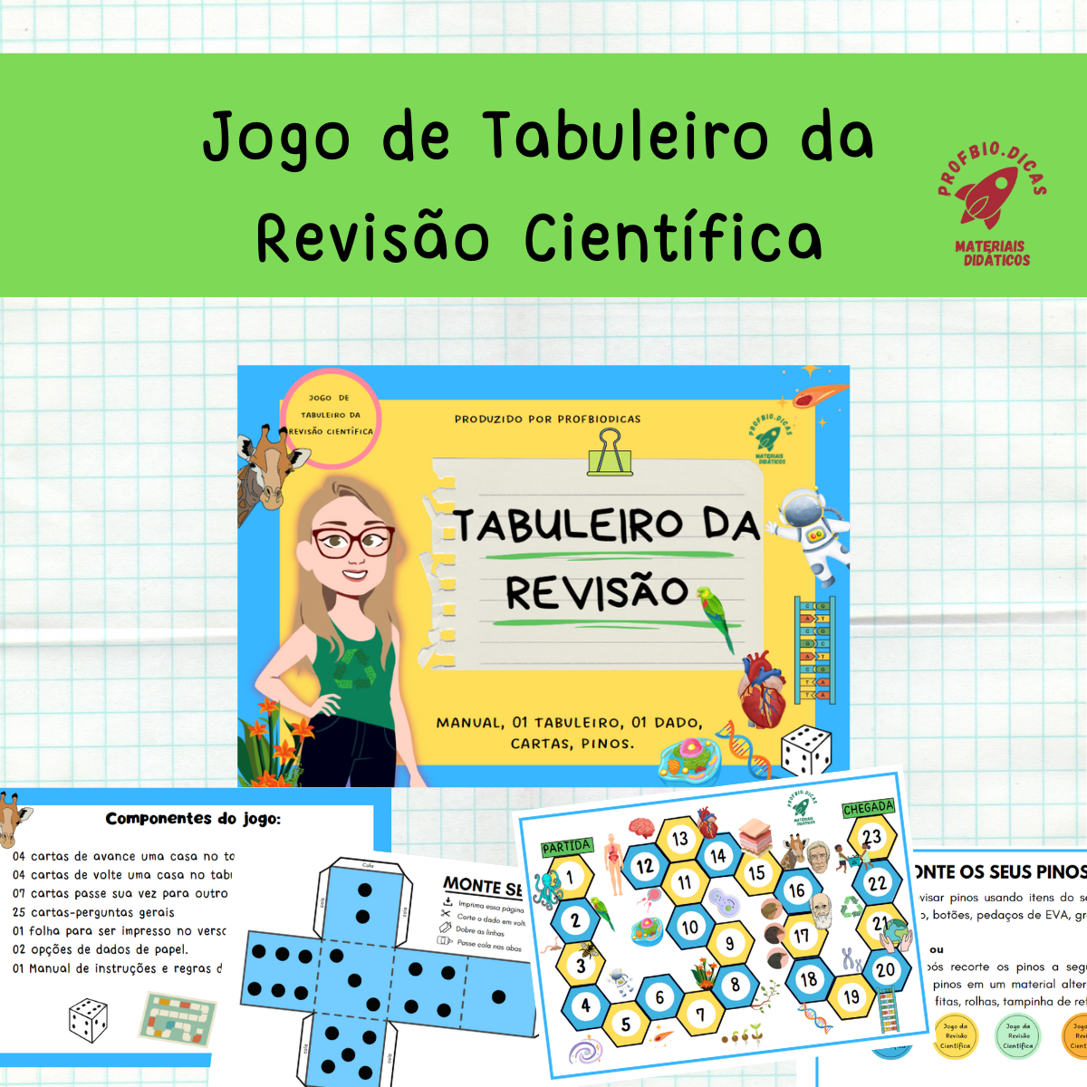 Jogo de Tabuleiro da Revisão Científica