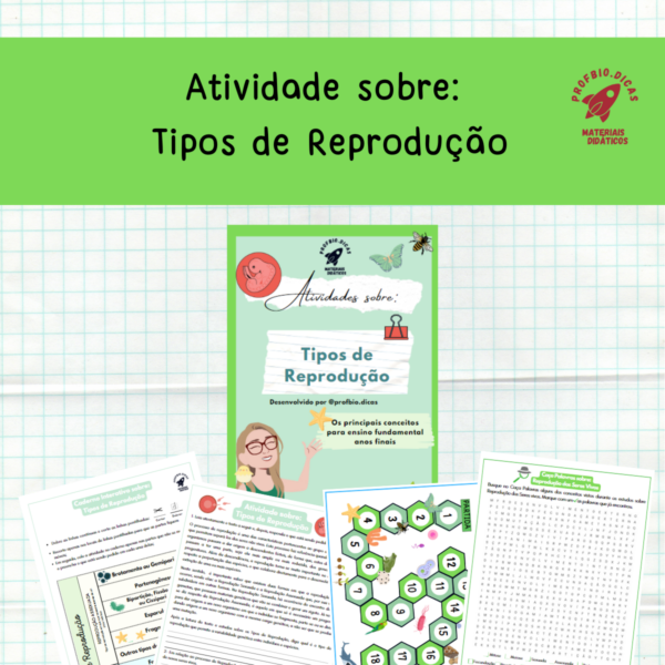 Tipos de Reprodução: assexuada e sexuada