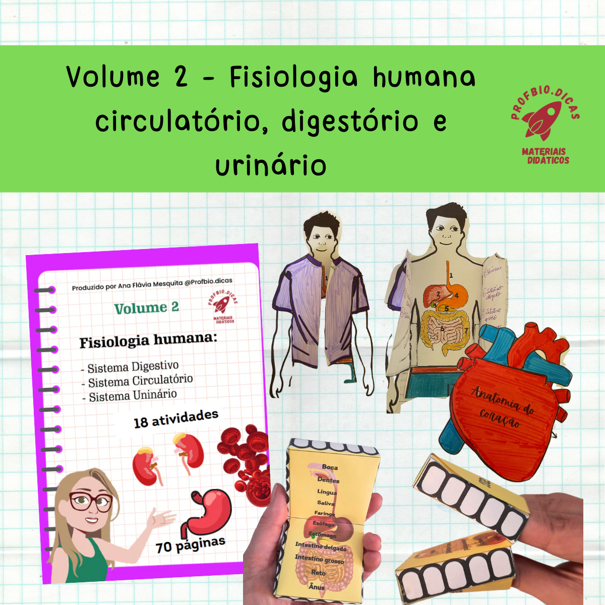 Volume 2 – Fisiologia humana circulatório, digestório e urinário