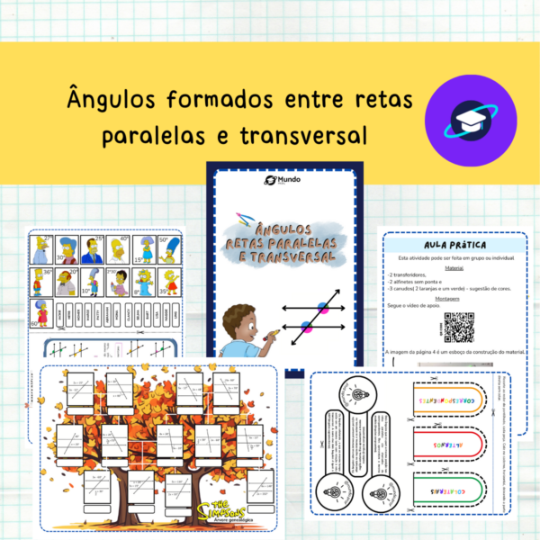 Matemática: Ângulos formados entre retas paralelas e transversal