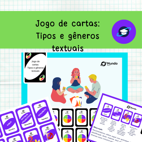 [LP] Jogo de cartas: Tipos e gêneros textuais