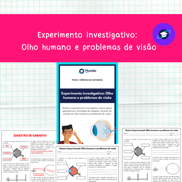 [FIS] Experimento investigativo Olho humano e problemas de visão