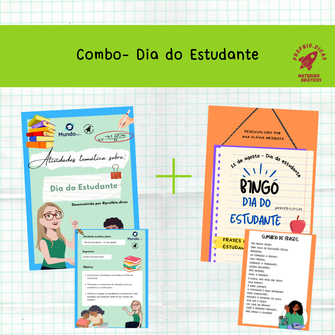 Combo- Dia do Estudante