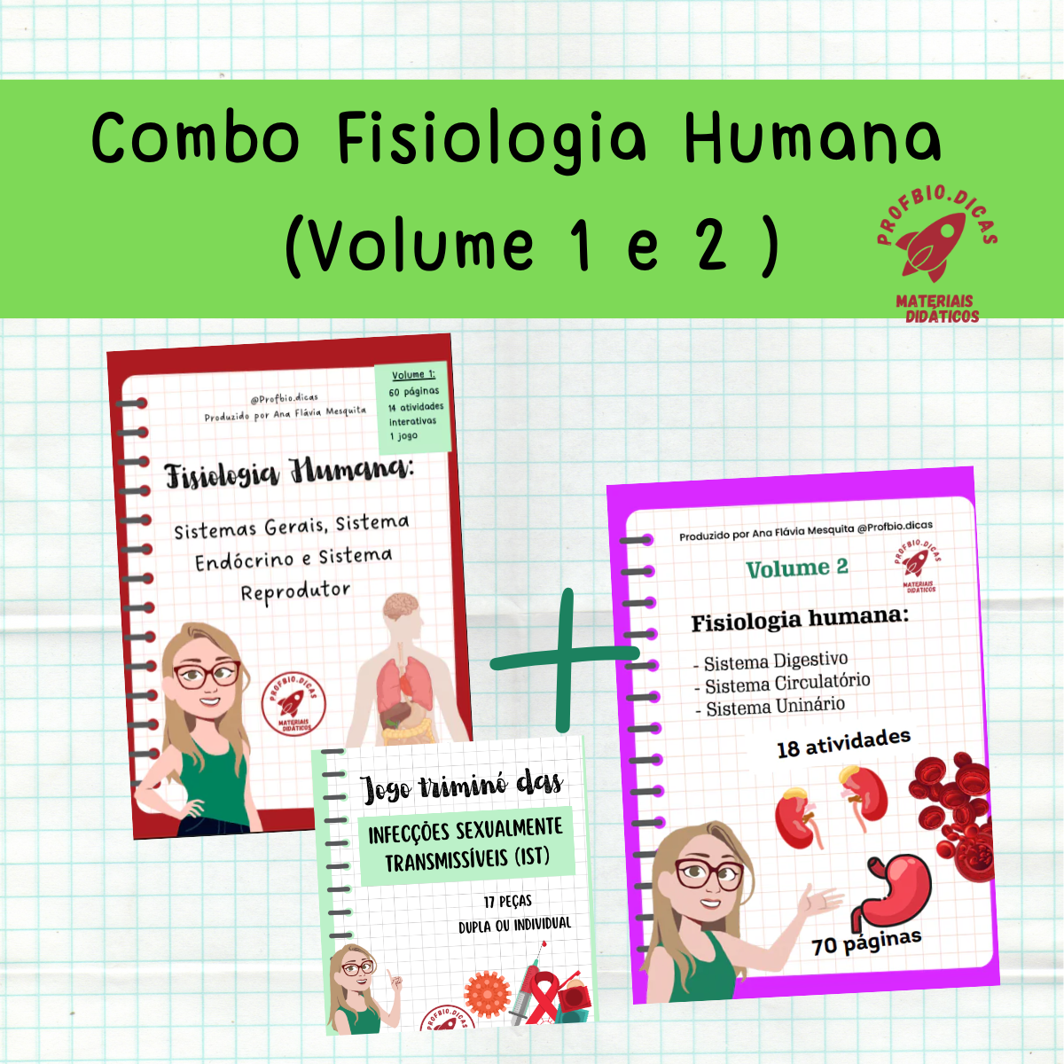 Combo Fisiologia Humana (Volume 1 e 2 )