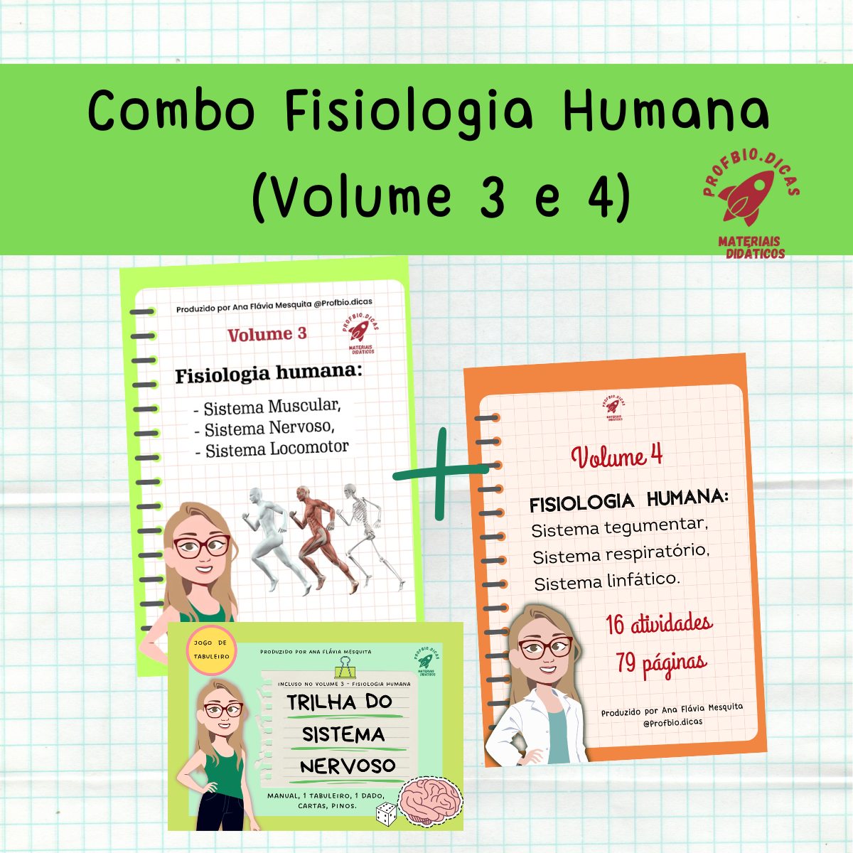 Combo Fisiologia Humana (Volume 3 e 4)