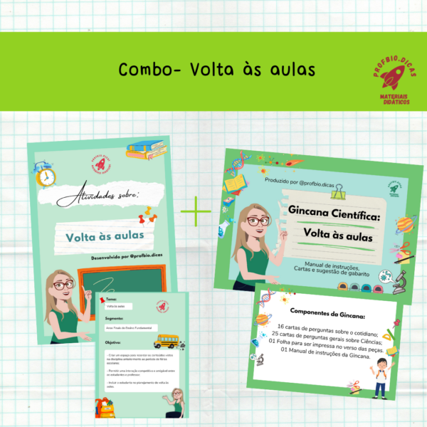 Combo- Volta às aulas. (Leia descrição)