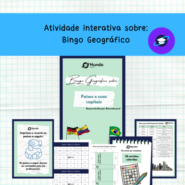 [GEO] Bingo geográfico sobre: Países e suas capitais