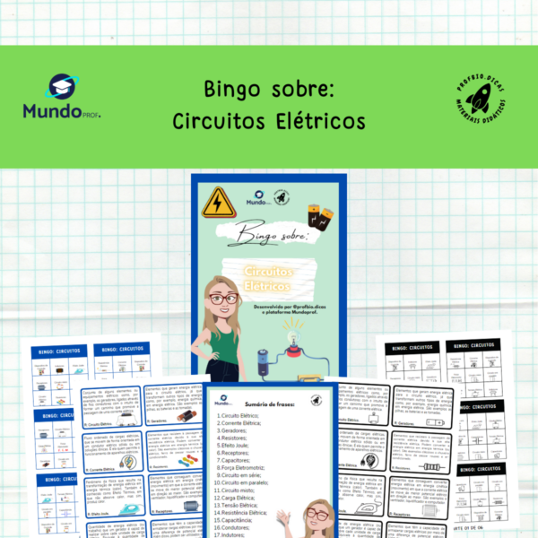 Bingo de circuitos elétricos (leia a legenda)