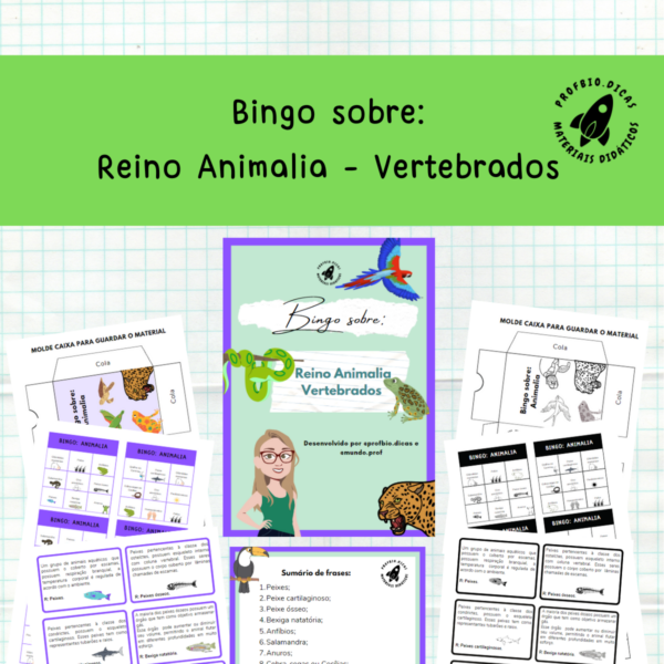 Bingo sobre: Reino Animalia - Vertebrados