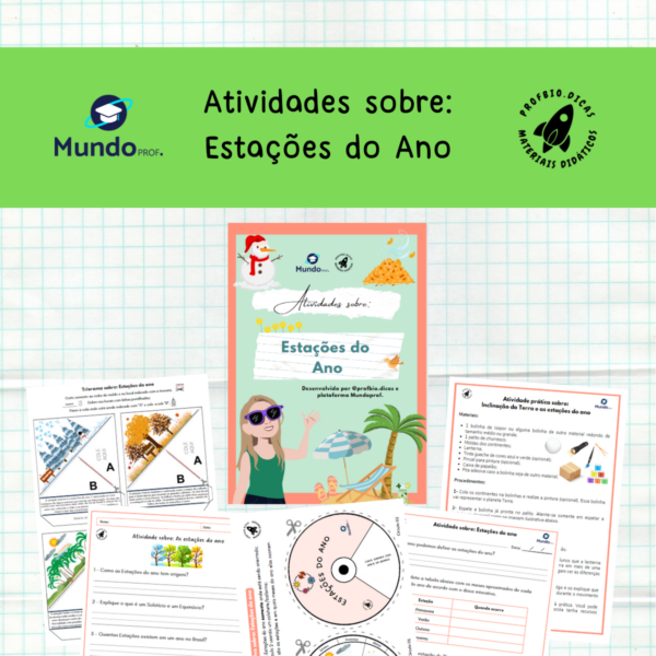 Atividade sobre: Estações do Ano (Leia a descrição)
