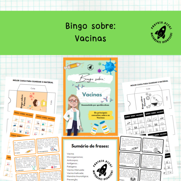 Bingo sobre: Vacinas (Leia descrição)