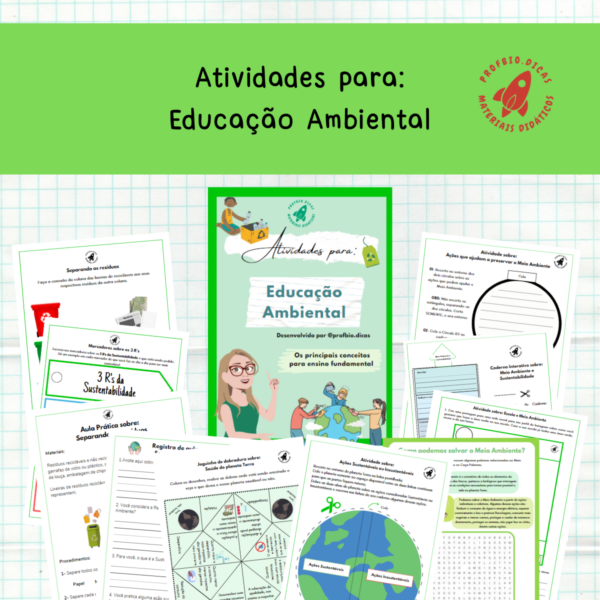 ANOS INICIAIS - Ciências Educação Ambiental : meio ambiente, reciclagem, 5RS