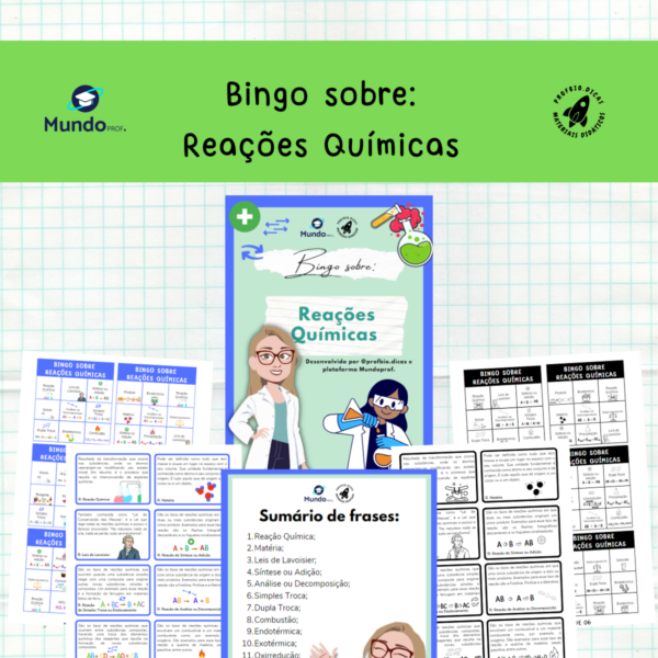 Bingo sobre: Reações Químicas