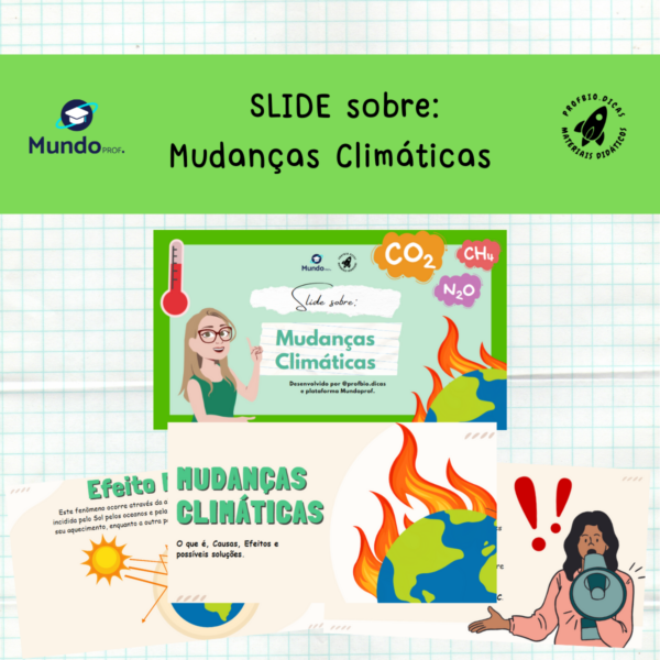 SLIDE sobre: Mudanças Climáticas,  Efeito Estufa, Aquecimento Global.