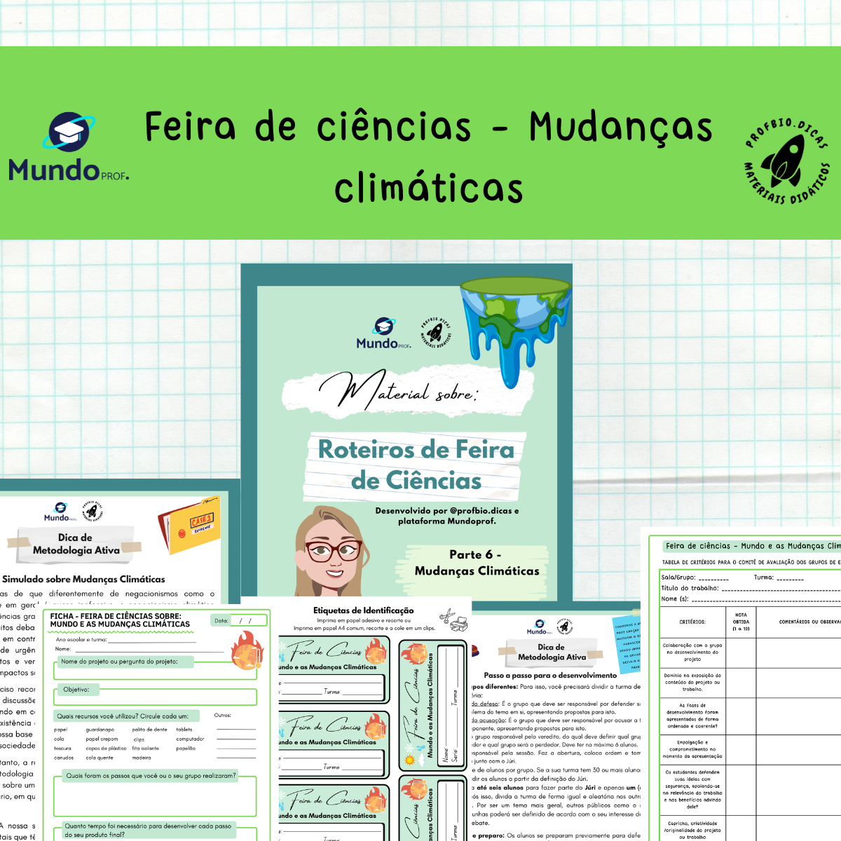 ROTEIRO FEIRA DE CIÊNCIAS - MUDANÇAS CLIMÁTICAS - LOJA