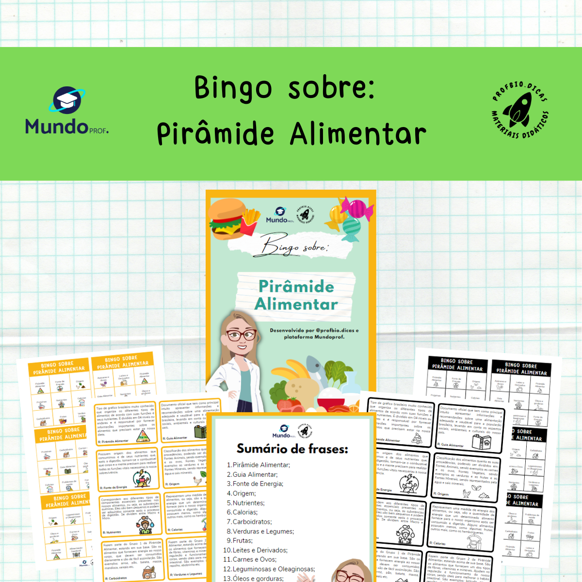 capa loja piramide alimentar