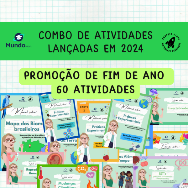 COMBO DE ATIVIDADES LANÇADAS EM 2024 -1