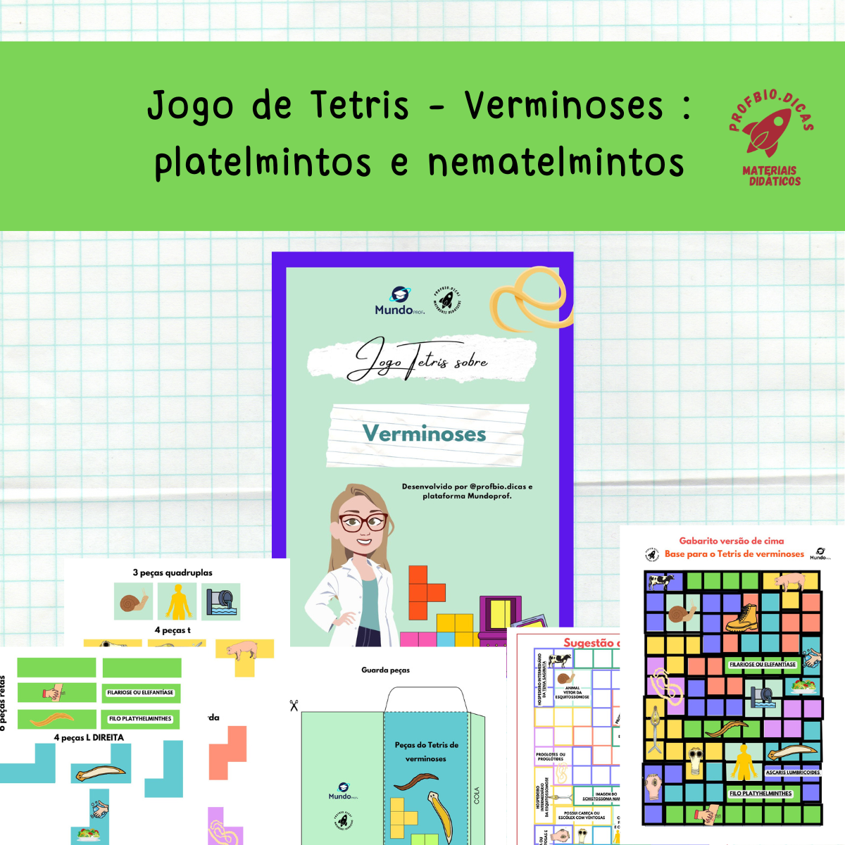 capa jogo de Tetris
