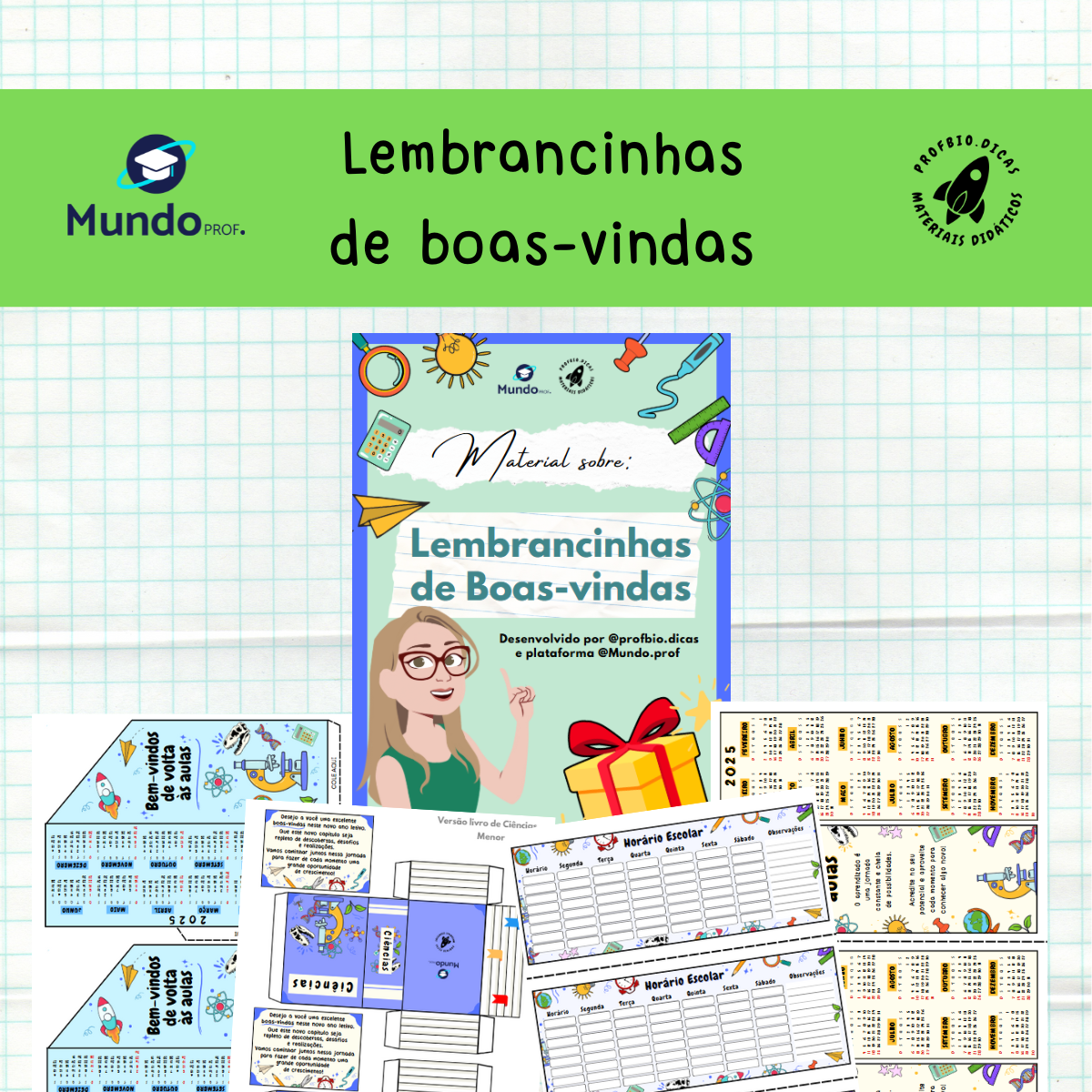1200 Lembrancinhas de boas-vindas