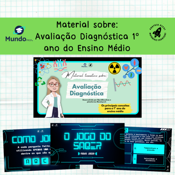 Avaliação Diagnóstica Temática 1º ano - Ensino Médio