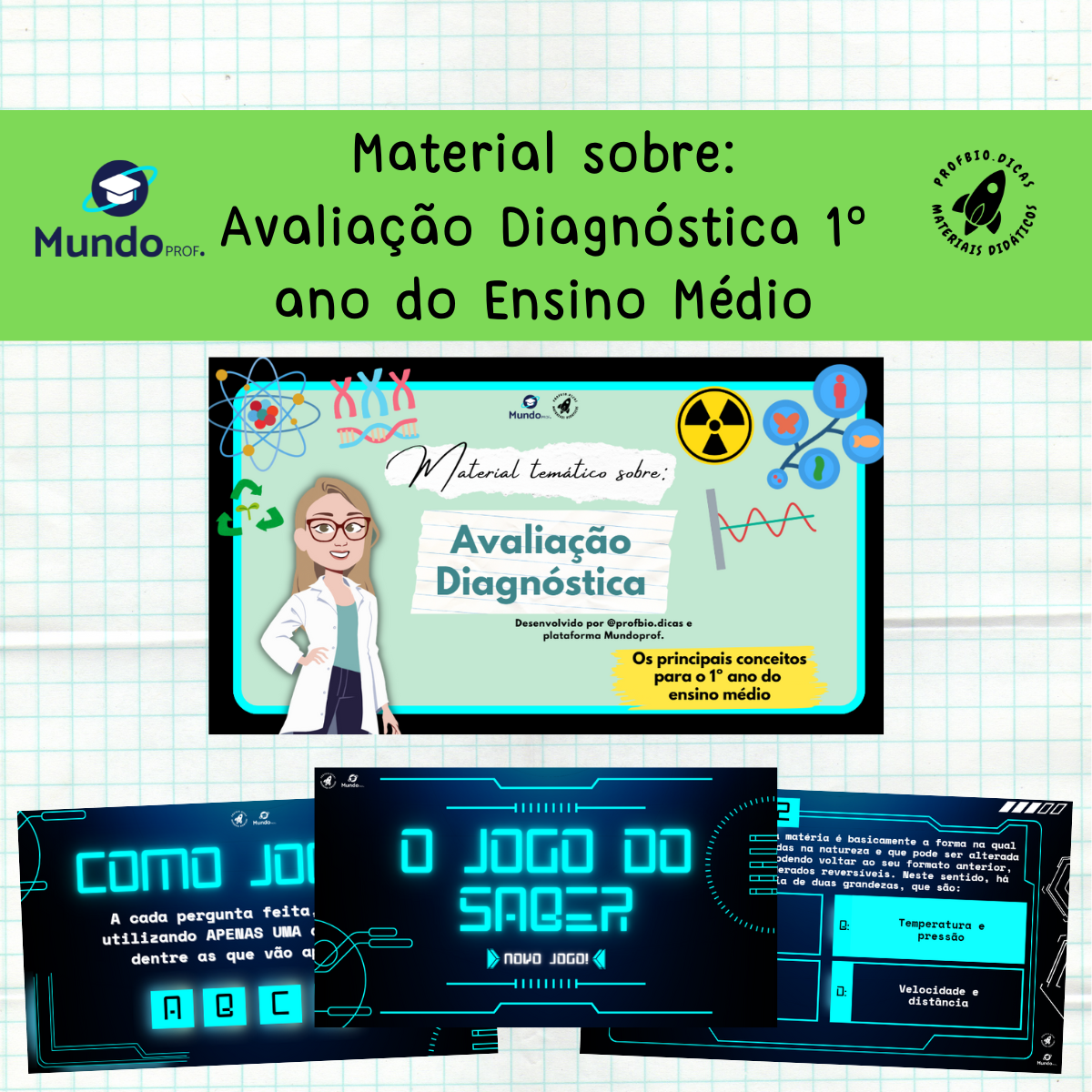 1200 Avaliação Diagnóstica 1º ano do Ensino Médio