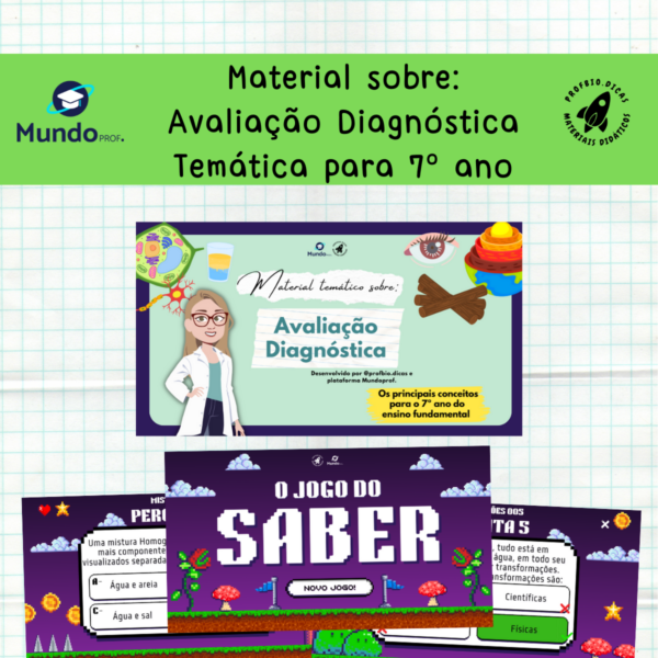 Avaliação diagnóstica temática para 7º ano - Ensino Fundamental