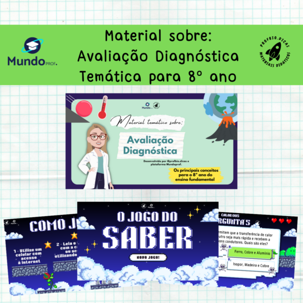 Avaliação diagnóstica temática para 8º ano - Ensino Fundamental