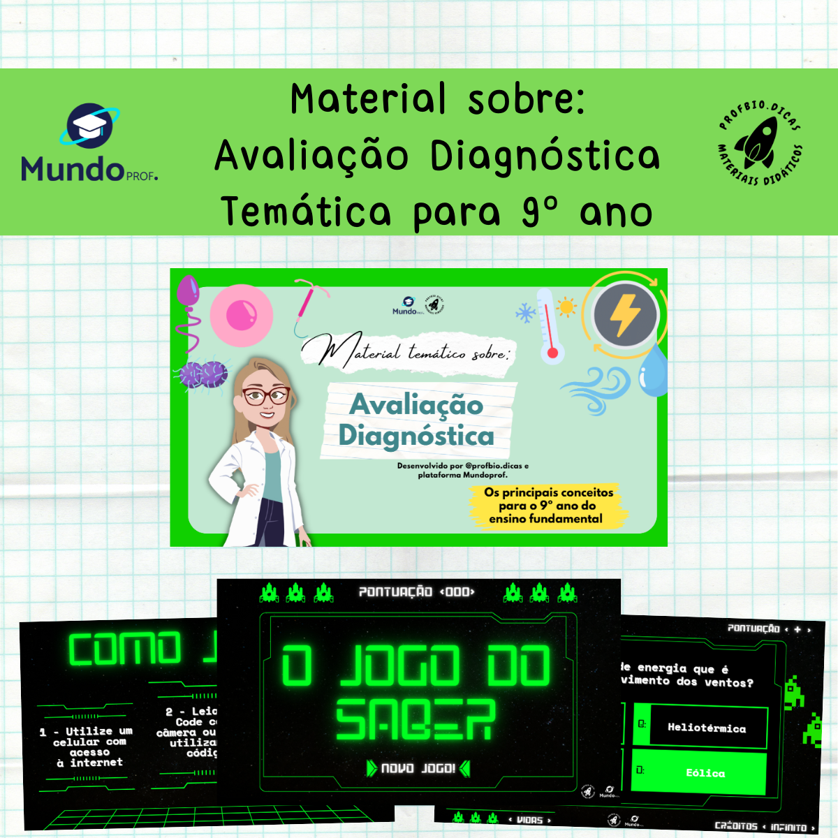 1200 Avaliação diagnóstica temática 9º ano