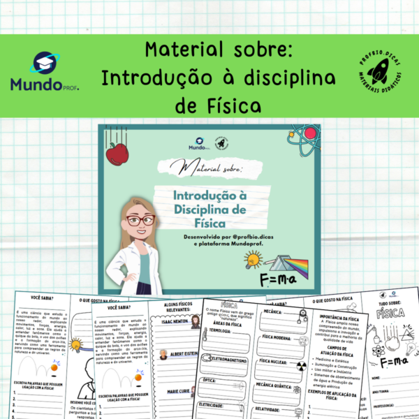FOLDER de FÍSICA -  Introdução à disciplina de FÍSICA