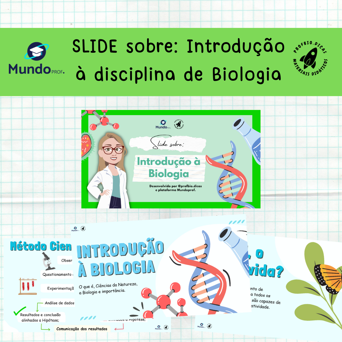 1200 SLIDE sobre Introdução à disciplina de Biologia (2)