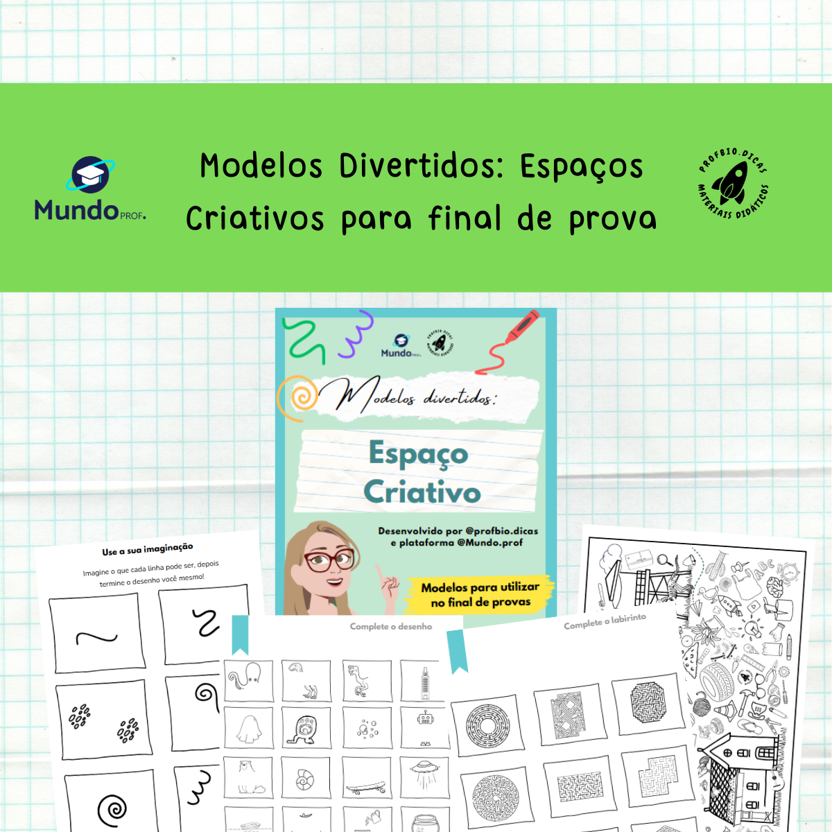 1200- Modelos Divertidos Espaços Criativos para final de prova