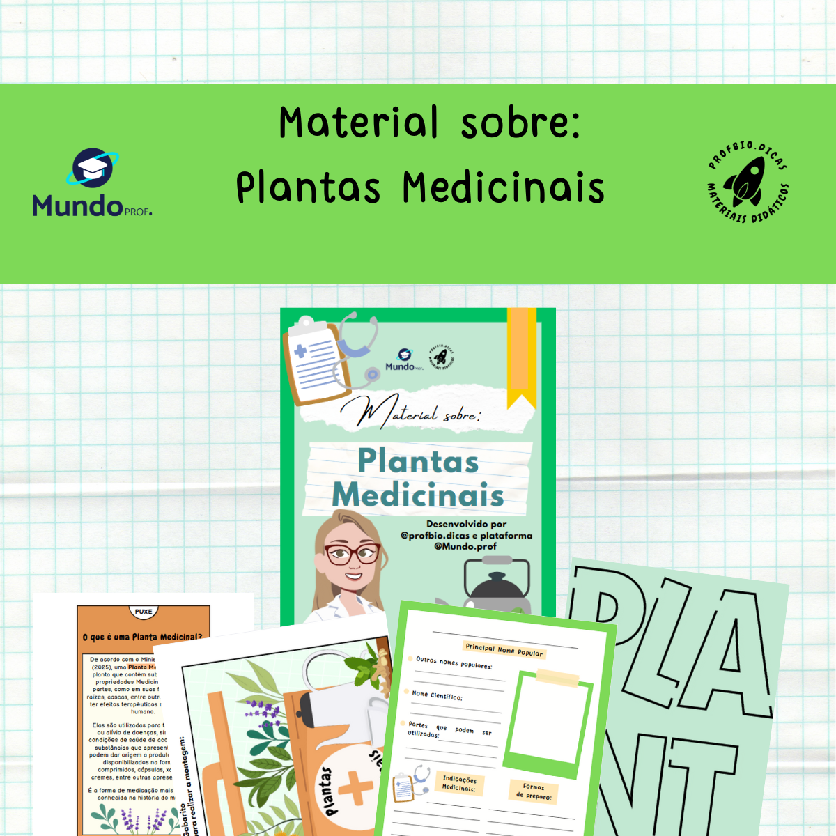 1200 Material sobre Plantas Medicinais - Parte 1-2