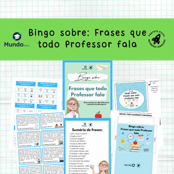 Bingo:Frases que todo professor fala.