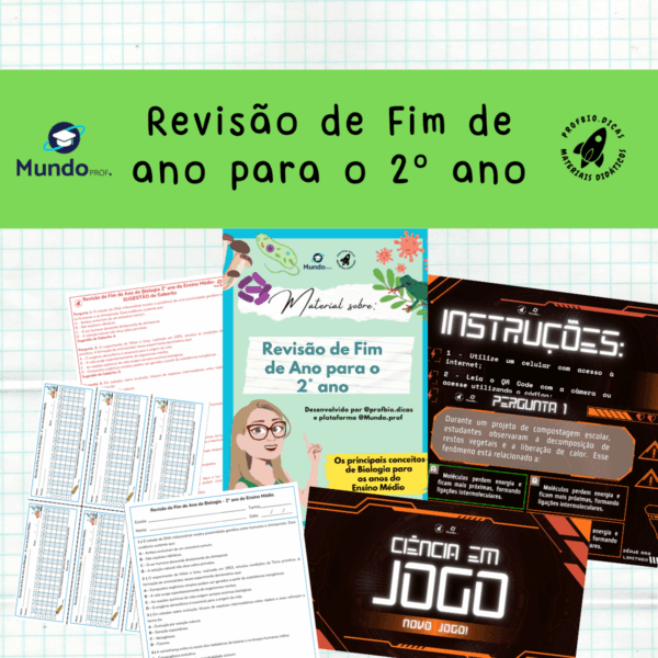 Revisão de fim de ano para o 2° ano - Ensino Médio.